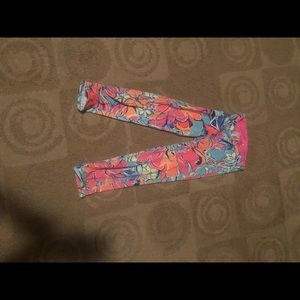 Lilly cropped floral leggings